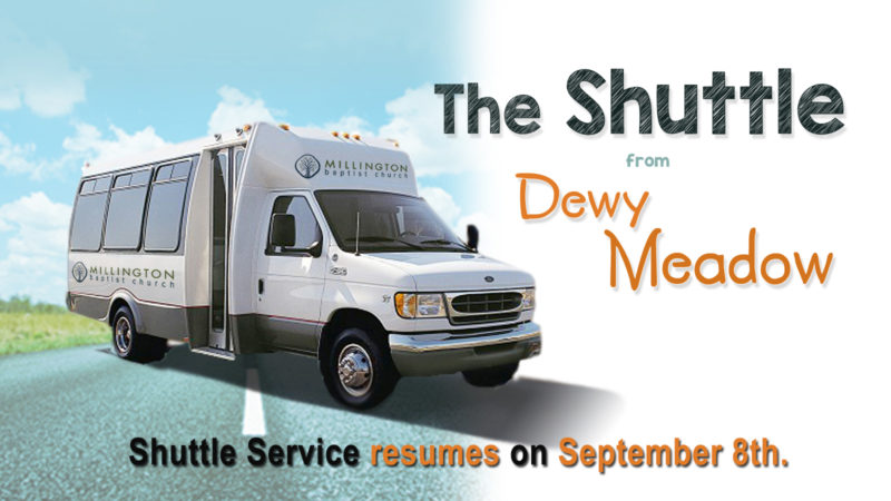 Shuttle Service from Dewy Meadow
