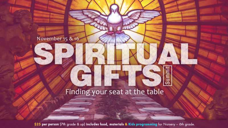 Spiritual Gifts Summit, November 15-16