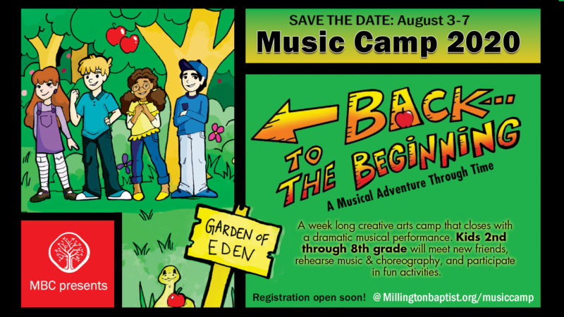 Music Camp 2020, Aug 3-7