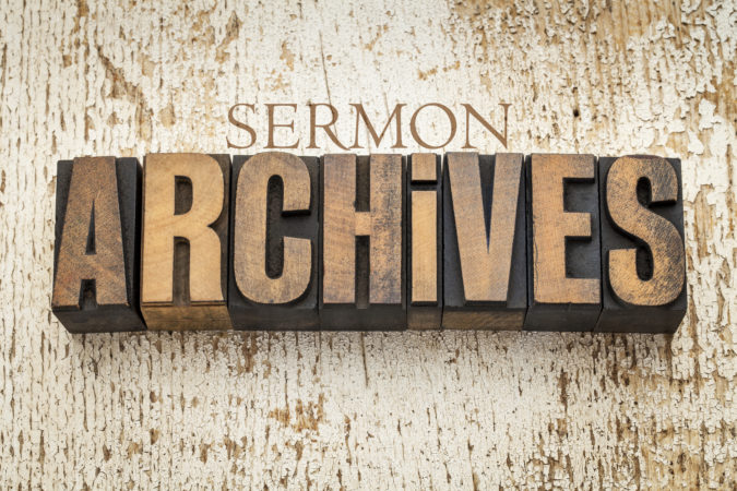 Sermon Archive Banner